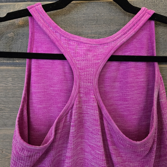 Athleta XL Pink Seamless Racerback Compression Tank - Waffle Knit - Picture 7 of 7
